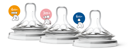 Tetinas Natural de Philips AVENT de 0 m a 6 m+
